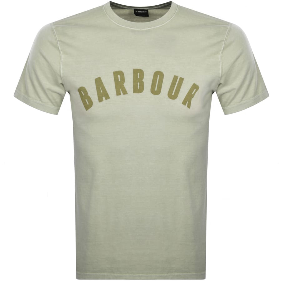 Green barbour t shirt 2025